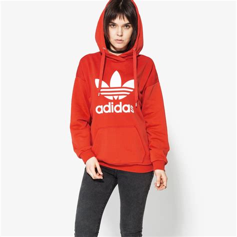 hoodies adidas damen rot